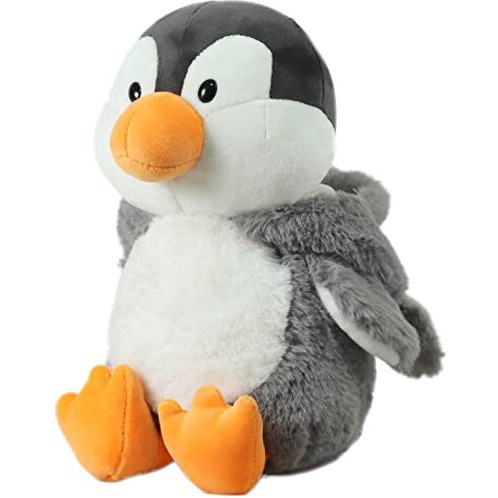 Mirada Cute Grey Penguin Soft Toy For Girls/Kids | Huggable Hoodie Penguin Soft Toy | Stuffed Plush Animal | Ideal For Birthdays & Special Occasions - 25Cm