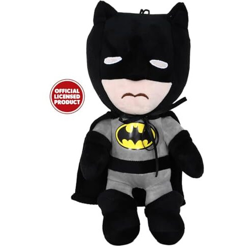Mirada Cute Grey Grey Batman Soft Toy| Ideal Gift For Boys/Kids | Stuffed Plush Dc Comic - 35Cm