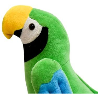 Mirada Cute Green Parrot Soft Toy For Girls/Kids | Stuffed Plush Animal | - 21Cm