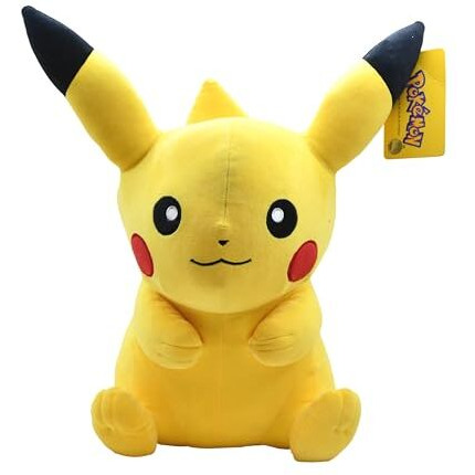 Pokmon Pikachu Plush - Officially Licensed - Quality & Soft Stuffed Animal Toy - Great Gift For Kids, Boys, Girls & Fans Of Pokemon - 30 Cm