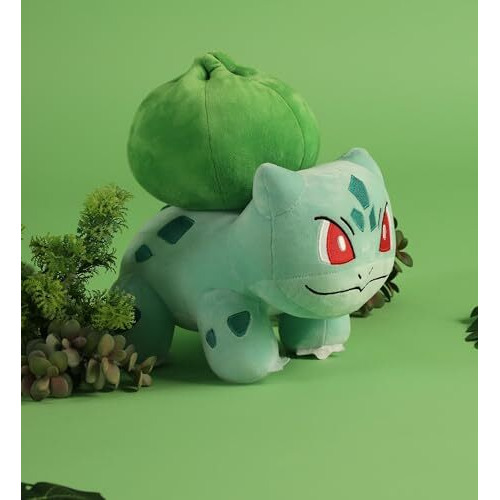 Mirada Pokemon Series Soft Toy - Officially Licensed - Soft & Comfortable Plush Soft Toy - Ideal For Kids, Boys & Girls (Bulbasaur)