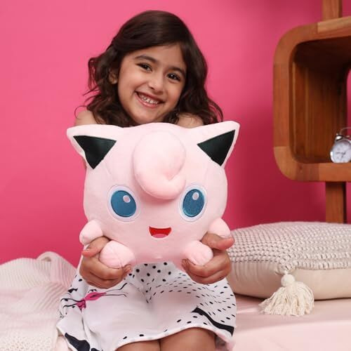 Mirada Pokemon Series Soft Toy - Officially Licensed - Soft & Comfortable Plush Soft Toy - Ideal For Kids, Boys & Girls (Jigglypuff)