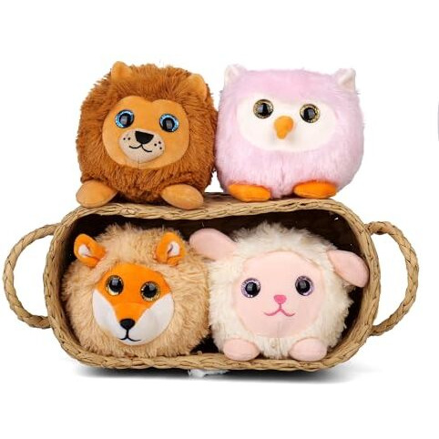 Mirada Lion Face Plush - Adorably Detailed - Quality & Soft Stuffed Animal Toy - Ideal Gift For Kids, Boys, Girls & Animal Lovers - 14 Cm