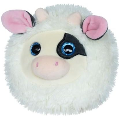 Mirada Cow Face Plush - Lovably Detailed - Quality & Soft Stuffed Animal Toy - Ideal Gift For Kids, Boys, Girls - 14 Cm