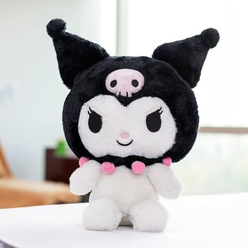 Mirada White Kuromi Plush Toy | Cute And Soft Stuffed Animal For Kids, Girls For Birthdays, ValentineS Day & Room Decor - 30Cm