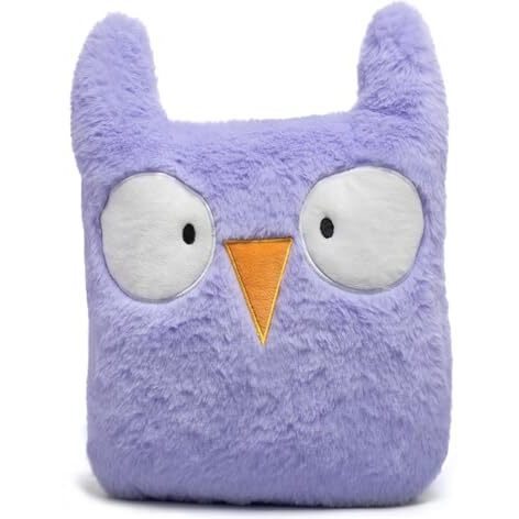 Mirada Owl Face Soft Toy - Purple | Adorable Owl Design For Kids Room Dcor | Soft And Cozy Face Soft Toy -30 Cm