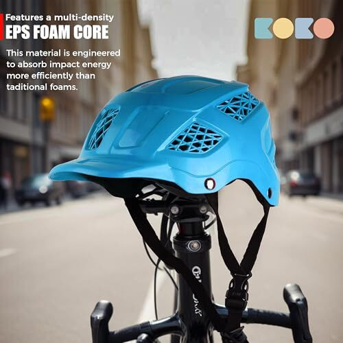 Koko Dragon Kids Skating & Cycling Helmet | Protective Gear For Boys & Girls (Light Blue, X-Small 520 Mm)