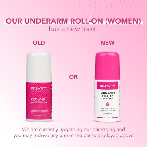 Bellavita Deo White Natural Underarm Roll On Deodorant For Women |Control Odour|Alcohol-Free| Antiperspirant For Long Lasting Freshness 50Ml