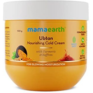 Mamaearth Ubtan Nourishing Cold Cream For Winter With Turmeric & Saffron For Glowing Moisturization 100 G