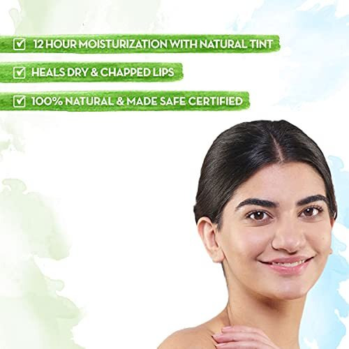 Mamaearth 100% Natural Lip Balm For Women & Men 2G (Rose) - Natural Tint, 12-Hour Moisturization - Heals Dry & Chapped Lips
