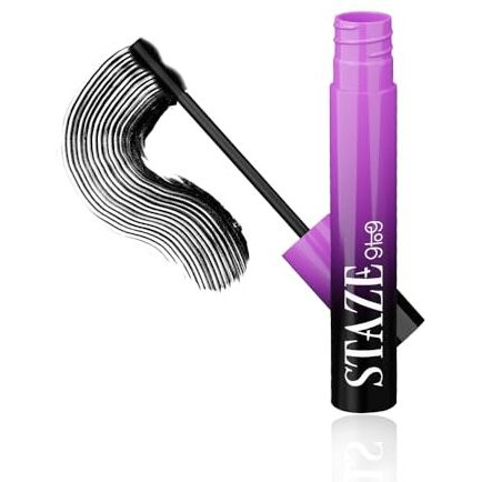 Staze 9To9 All Eyes On You Tubing Mascara | High Impact Volumizing Mascara | Clump-Resistant, Easy To Remove | Smudgeproof & Waterproof | Intense Black Color | 5Ml