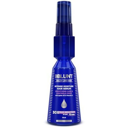 Bblunt Intense Moisture Hair Serum With Vitamin E & Jojoba Oil* - 70 Ml 30X Frizz Reduction For Upto 72 Hours* | 31X Smoother Hair In Just 1 Use*