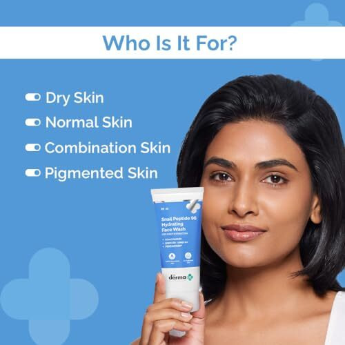 The Derma Co. Snail Peptide 96 Hydrating Face Wash | With Snail Mucin, Niacinamide, Peptide Complex & Pentavitin | 2X Hydration With Moisture Lock | Non-Drying Korean Gel Cleanser | Soap Free With Balanced Ph - 80Ml