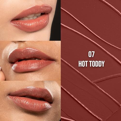 Staze 9To9 Crme De La Matte Lipstick | Intense Color Payoff | Weightless Silky Formula | Smudgeproof & Transferproof | 12 Hrs Stay | Non-Drying Pigmented Lightweight | 07 Hot Toddy | 4.2 G