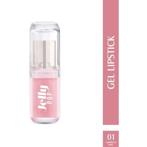 Glam21 Jelly Pop Fruity Gel Lipstick| Moisturising | Glossy Finish | Gives A Natural Colour | Lightweight | 01- Cranberry Pink, 3.5Gm