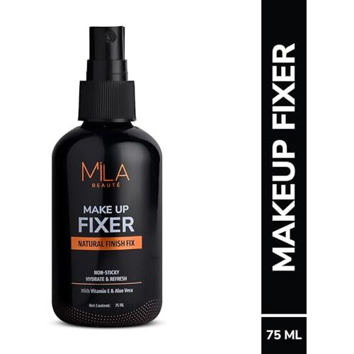 Mila Beaut Makeup Fixer I Smooth Matt Finish I Non Sticky & Long Lasting I Hydrating With Aloe Vera And Vitamin E | 75Ml