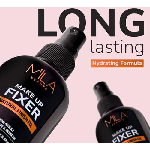 Mila Beaut Makeup Fixer I Smooth Matt Finish I Non Sticky & Long Lasting I Hydrating With Aloe Vera And Vitamin E | 75Ml