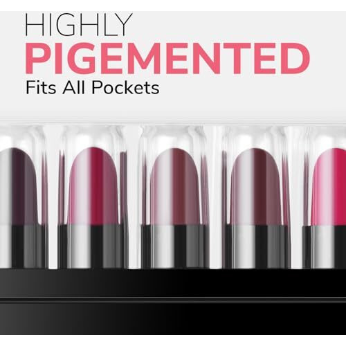 Mila Beaut 12 Creamy Matte Mini Lipstick Kit | Lip Hydrating & Light-Weight | Long Lasting Lipsticks For Women | Suitable All Indian Tones | Shade - A 12G