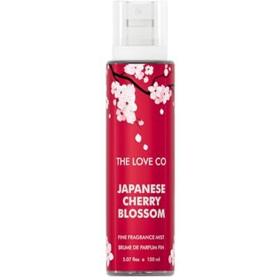 The Love Co. Perfume For Women | Long-Lasting Floral & Sweet Fragrance | Hydrating & Refreshing Body Mist For Women | 150Ml (Japanese Cherry Blossom)