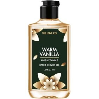 The Love Co. Warm Vanilla Bath & Body Gift Set | Body Wash | Body Lotion | Shampoo | Long-Lasting Warm Vanilla Fragrance | Gift Set For Women | Gifting For Birthday, Valentine's, Anniversary, Rakhi & Special Occasions| Premium Gift Packaging | Pack Of 3