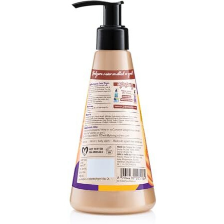 Plum Bodylovin' Vanilla Caramello Body Wash | Sls-Free Creamy Shower Gel For Women | Delicious Caramel Fragrance For Soft & Smooth Skin | Aloe-Infused Nourishing Shower Gel For All Skin Types (240 Ml)