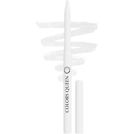 Colors Queen Extreme Color Kajal - 04 Pure White, 0.4G | Smooth One Stroke Application Ultra Creamy Texture | Non Transfer, Smudge Proof, Water Proof Kajal |For Women, Last Up To 16 Hrs