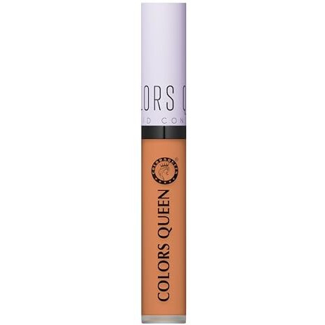Colors Queen Conceal & Reveal Liquid Concealer - 13 Orange Corrector, 6G | Lightweight, Long Lasting With Matte Finish | Waterproof Face Makeup With Jojoba Seed Oil