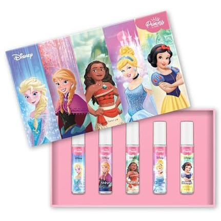 Princess By Renee Disney Fairytale Perfume Combo, Curated With Delicious Blend Of Fruity, Floral & Spicy Notes, Cruelty-Free & Vegan, Gentle & Skin-Friendly, Perfect For Young Princesses, Pack Of 5