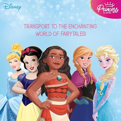 Princess By Renee Disney Fairytale Perfume Combo, Curated With Delicious Blend Of Fruity, Floral & Spicy Notes, Cruelty-Free & Vegan, Gentle & Skin-Friendly, Perfect For Young Princesses, Pack Of 5