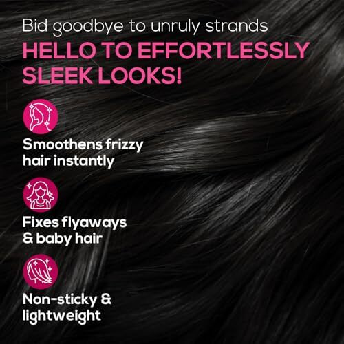Renee Frizz Free Hair Finishing Stick - Anti Frizz Hair Wax Stick Wand For Flyaway Hairs, Non-Sticky & Greasy Hair Fix Gel, Anti Flyaways & Baby Hair, Use As Hair Setting Spray, Biotin & Rosemary 15Ml