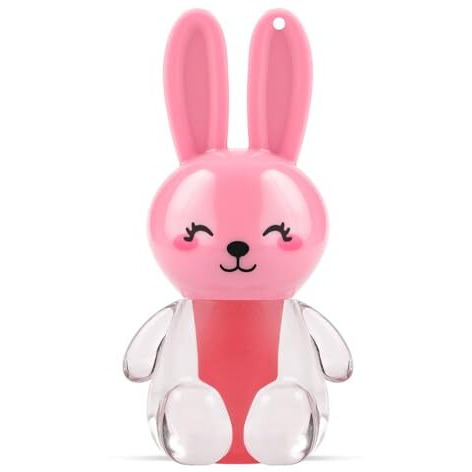 Princess By Renee Bunny Lip Tint - Pink, For Pre-Teens, Lightweight & Long-Lasting Color, Non-Drying & Nourishing, Water-Based Formula, Blueberry Extracts, Strawberry & Vitamin E Infused, Cruelty-Free