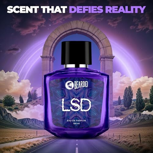 Beardo Perfume For Men - Lsd, 100Ml | Amber Spicy Scent | Concentrated Sprays - Long Lasting Fragrance | Eau De Parfum Gift For Men | Strong Edp For Men | Gift For Husband | Gift For Boyfriend | Gift For Men