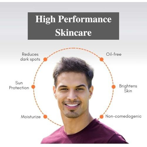 Folkmen Oil Control Ultra Light Moisturizer For Men| Prevents Dark Spots & Blemishes|Oily & Acne-Prone Skin|Rice Water & Ceramides|Spf 30 Pa+++|Oil-Free|Fast Absorbing|50 Gm