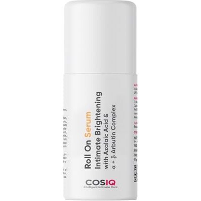 Cos-Iq Intimate Brightening Roll-On Serum | With Azelaic Acid & Alpha + Beta Arbutin Complex | For Dark Underarms, Inner Thighs, Knees & Bikini Area | Intimate Areas For Women & Men | 40Ml
