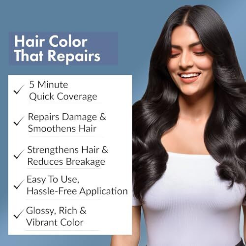 Thriveco Coloring Shampoo | Dark Brown | 5-Minute Color + Shine | Ammonia-Free Formula | Infused With Hyaplex | Hydrates Hair & Delivers Deep, Long-Lasting Color | 80 Ml