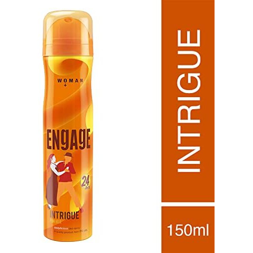 Engage Intrigue For Her Deodorant For Women, Sweet And Sophisticated, Skin Friendly Deo, 150Ml Body Spray