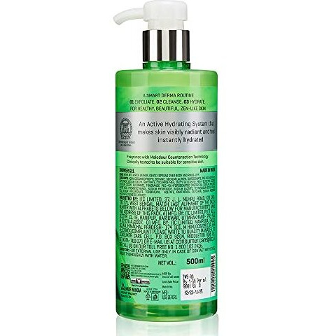 Dermafique Aqua Cloud Hydrating Shower Gel  500Ml, Body Wash For Women & Men, No Parabens/Sls/Sles,With Seaweed Extracts & Hyaluronic Acid, Suitable For Sensitive - Normal Skin | Dermatologist Tested