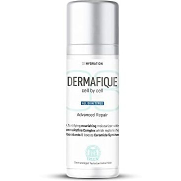 Dermafique Advanced Repair Night Cream With Niacinamide  30G, Moisturizer For Face, 5X Ceramide Synthesis, Boosts Collagen Production, Enriched With Pro Vitamin E, Suitable For All Skin Type | Dermatologist Tested