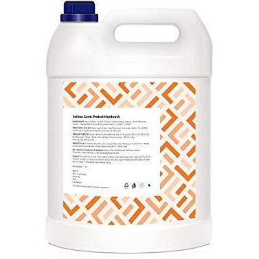 Amazon Brand - Solimo Germ-Protect Handwash Liquid, 5 Litre