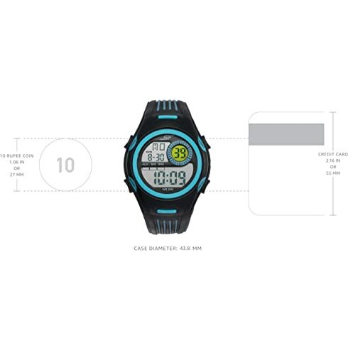 Sf Super Fibre Digital Dial Plastic Strap Watch For Men-Ns77072Pp02/Nt77072Pp02