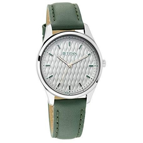 Titan Ladies Neo Economy Analog White Dial Women's Watch 2639Sl04/Nn2639Sl04