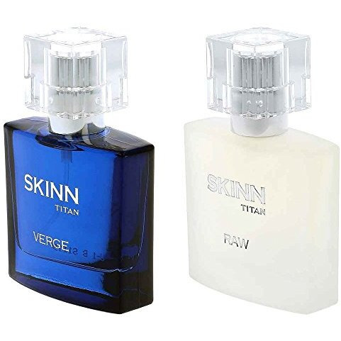 Skinn By Titan Raw And Verge Perfumes For Men, 25Ml (Pack Of 2)