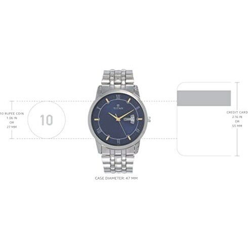 Titan Karishma Analog Blue Dial Men's Watch Nm1774Sm01/Nn1774Sm01/Np1774Sm01