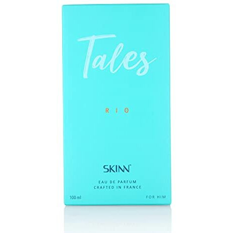 Skinn By Titan Tales Rio Perfume | Perfume For Men | 100Ml Edp|Long-Lasting Perfumes | Fresh Aqua Fragrance For Men | Everyday Fragrance