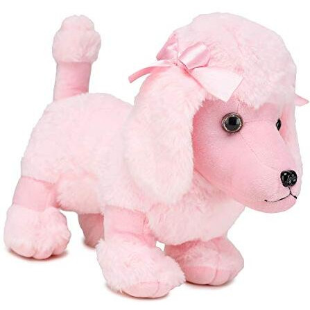 Webby Cute Poodle Stuffed Animal Plush Toy, Glitter Eyes Soft Toy 40Cm
