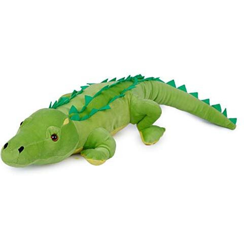 Webby Soft Crocodile With Close Mouth Stuffed Animal Plush Toy, Size - 72 Cm