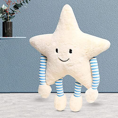 Webby Plush Star Soft Pillow With Arm & Leg, Christmas Gift, Stuffed Toy Doll For 2+ Year Boys And Girls