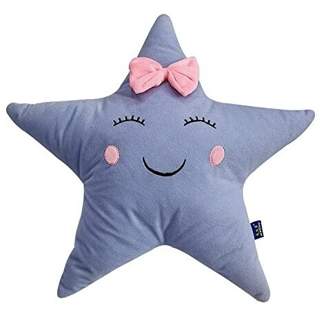 Webby Plush Cute Star Soft Toys Stuffed Toy For Kids 45 Cm(Blue)