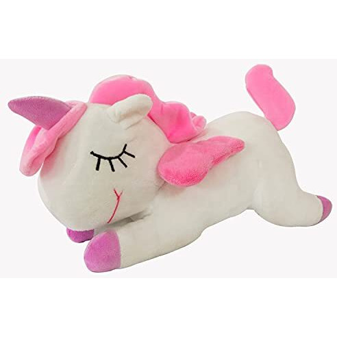 Webby Funny Unicorn Stuffed Animal Plush Soft Toy, Pink 30Cm