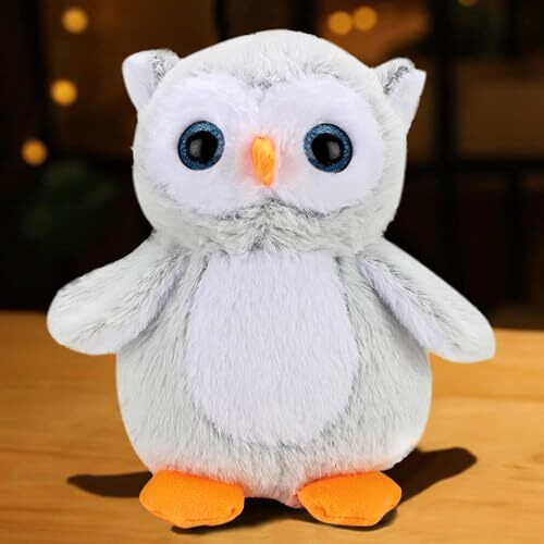 Webby Plush Adorable Cute Owl Soft Toy | Birthday Gift For Girls, Wife, Girlfriend, Boyfriend, Husband | Stuffed Toys For Kids And Adults - 30 Cm (Grey)